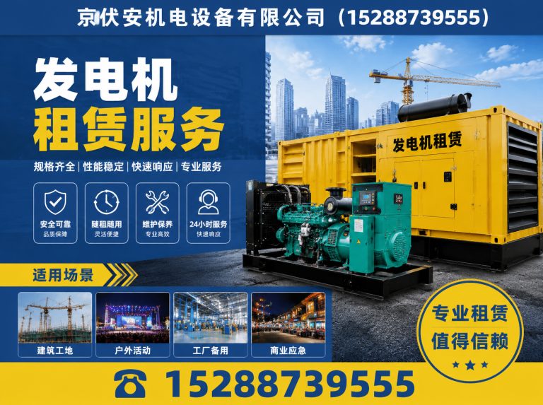 绵阳静音发电车租赁展示图